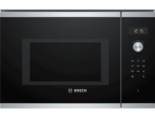 Bosch BFL554MS1F, Serie 6, Microondas, Empotrable, Acero inoxidable