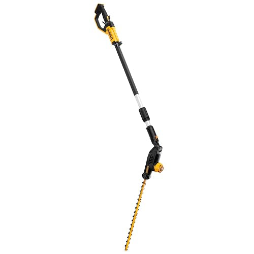 DEWALT - Cortasetos de pértiga XR 18V, Capacidad de Corte de 25 mm, Velocidad de 2800 CPS/min, Duración de 75 min/Carga, Motor sin escobillas, No Incluye Cargador/Batería- DCMPH566N-XJ