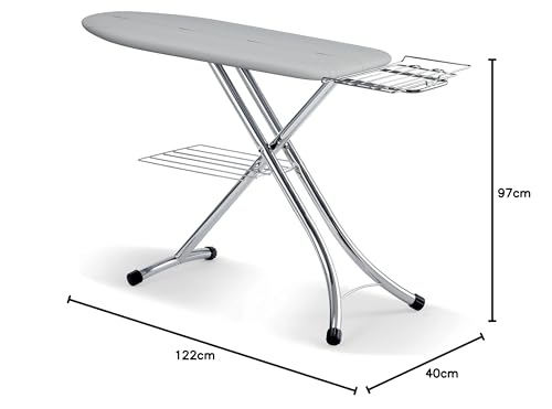 Laurastar Prestige Board - Tabla de Planchar (52 x 154 cm), Color Gris