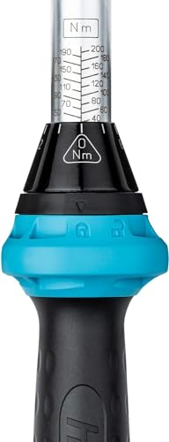 Llave dinamométrica HAZET 5122-2CT I Salida: cuadrado 12,5 mm, 1/2 pulgada, tolerancia: 4%, 32 dientes I Carraca reversible para coche y bicicleta I 519mm