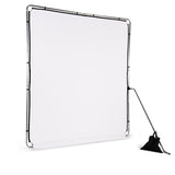 Manfrotto EzyFrame Kit de Fondo Colapsable Gran Formato para Fotografía/Vídeo - 2 x 2,3 m - Blanco - Estructura en Aluminio de Montaje Rápido - Incluye Maletín Rígido - Ultraportátil - LL LB7950
