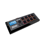 AKAI Professional MPX8 - Controlador USB MIDI y lanzador de samples portátil con 8 pads sensibles a la velocidad y ranura para tarjeta SD