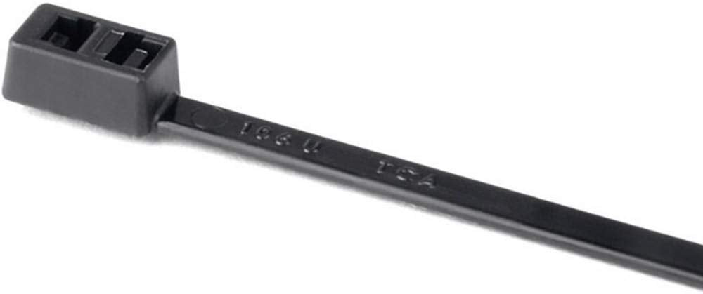 HellermannTyton 117-05350 T50IDH-PA66HS-BK - Bridas (305 mm, 4,70 mm, 1000 unidades), color negro