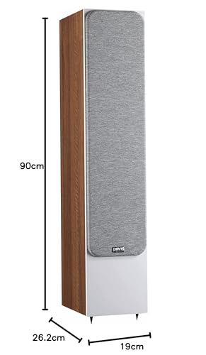 Davis Acoustics Ariane 5 Nogal (Walnut) - Columna de 3 vías/3 Altavoces - Altavoz Vendido por Unidad
