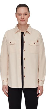 Mammut Tamaro Unyed Camisa de Manga Larga Mujeres marrón Claro M