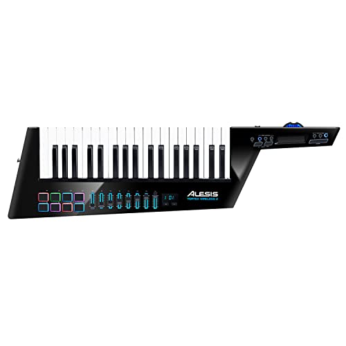 Alesis Vortex Wireless 2 - Keytar Inalámbrico con teclado controlador USB MIDI de Alto Rendimiento con sensor de inclinación y un paquete de software profesional
