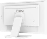 iiyama T2752MSC-W1 27" BLANCO Bonded PCAP 10P Táctil, 1920x1080, Panel IPS, Flat Bezel Free Glass Front, HDMI, Displayport, 360cd/m² ( Táctil), USB Hub 2x 3.2, Altavoces