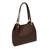 Carlheim, Gotland Genuine Leather collection, Stella Genuine Leather Handbag (Brown)