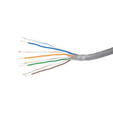 PNI Cable UTP CAT6 CU057 de cobre 0,57mm de 4 pares para internet y sistemas de vigilancia, rollo 305m