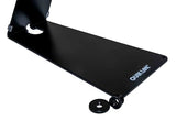 QUIK LOK - MIC/001 Base de micrófono de escritorio para micrófonos dinámicos e inalámbricos, diseño elegante y funcional, acabado negro mate, adaptador de 3/8" a 5/8" incluido
