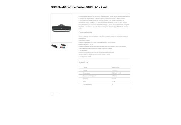 GBC Laminadora A3 Fusion 3100L, laminación de alta velocidad, 1 min. Tiempo de calentamiento, laminado en frío y en caliente, para oficina y escuela, películas laminadas de 75 a 175 micrófonos, negro/plata, 4400750EU