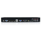 StarTech.com Conmutador Escalador Vídeo HDMI VGA Vídeo por Componentes y Compuesto con Audio de 7 puertos - Serie HD15