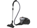 Hoover 39002259 H-Power 300 HP320PET, Aspiradora sin Bolsa Trineo, Tobera Turbo Pelo Mascotas y Tapicería, Compacta, Ciclónico, Selfdust Clean, 850W, Filtro Epa, 75dba, Cable 7 m, Negro, Depósito 2 l