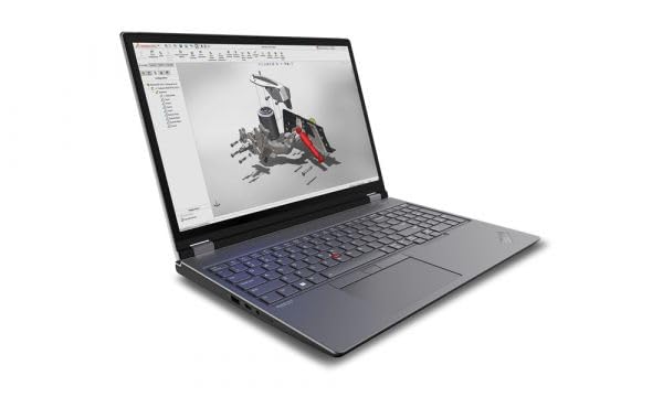 Lenovo THINKPAD P16 Gen 2 Workstation Mobile 16" WQXGA i9-13980HX 2.2GHz RAM 32GB-SSD 1.000GB M.2 NVMe-NVIDIA RTX 2000 8GB-WI-FI 6E-Win 11 Prof Grigio (21FA000AIX) Marca