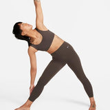 NIKE W NK DF ZENVY HR 7/8 TGHT Leggings, Barroco Marrón/Negro, M para Mujer