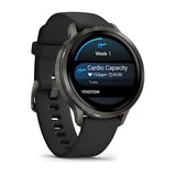 Garmin Venu 4, 41 mm, Smartwatch Premium con GPS, Pantalla táctil AMOLED, Diseño de Acero Inoxidable, Linterna LED, Funciones avanzadas de Salud y Forma física, 10 días de autonomía, Negro
