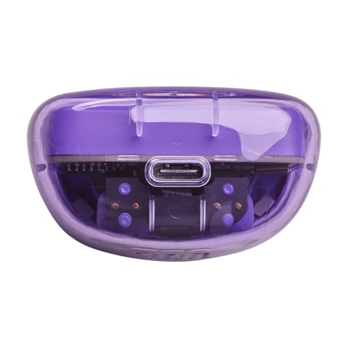 JBL Tune Flex Ghost, Auriculares In-Ear inalámbricos con cancelación de ruido adaptativa, Bluetooth, resistente al agua y al sudor IPX4, aplicación JBL Headphones y 32 horas de batería, purple ghost