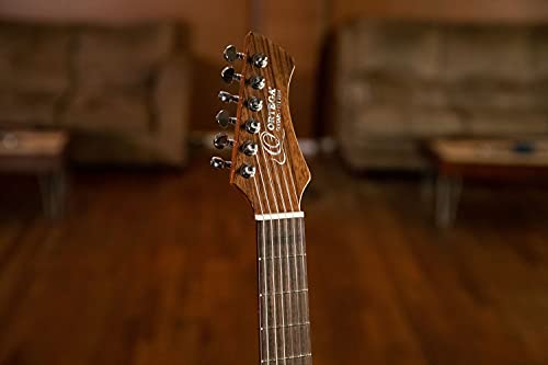 ORTEGA Performer Series Concert Guitar 44 Mástil delgado Tapa de abeto y Preamp y funda RCE238SN-FT