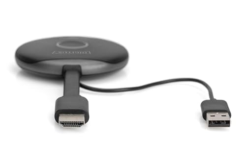 DIGITUS DS-55322 Click & Present Pro - Transmisor HDMI para ampliación - Unidad transmisora HDMI para DS-55317 - No requiere controladores - True Plug & Play - Negro