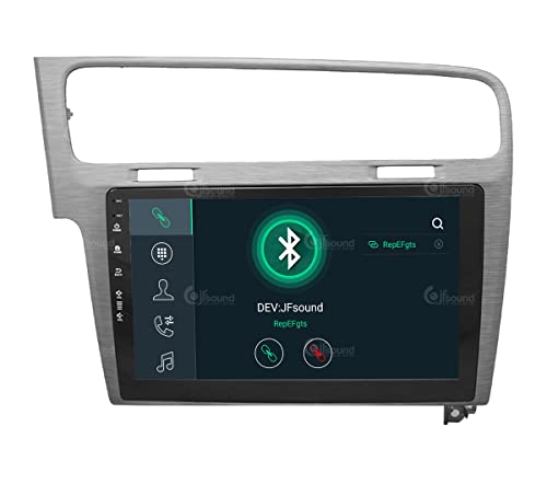 Radio de Coche para Volkswagen Golf 7 Gris Satinado Android GPS Bluetooth WiFi USB Dab+ Touchscreen 10" 8core Carplay AndroidAuto