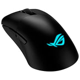 ASUS ROG Keris Wireless AimPoint - Ratón Gaming (conectividad Triple 2.4GHz RF, Bluetooth, USB), 36000 dpi, 5 Botones programables, ROG SpeedNova, interruptores Intercambiables, Paracord, Negro