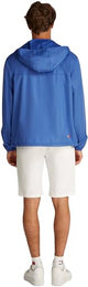 Tommy Jeans Cortavientos Hombre Chicago con capucha, Azul (Tempo Blue), XXL