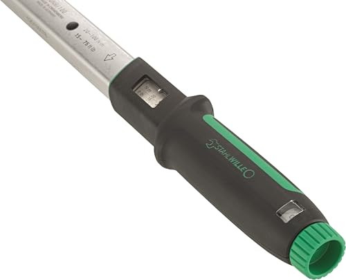 STAHLWILLE 750NR/100 | Llave dinamométrica 20-100 N·m con carraca de 3/8 pulgadas | con certificado | Fabricado en Alemania
