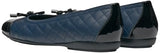 Geox D Annytah B, Ballet Flat Mujer, Azul Marino, Negro, 36 EU