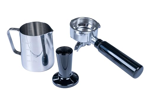Tornado TCM-5431-GS MACHINE À EXPRESSO SEMI-AUTOMATIQUE, 2,3 L, BROYEUR INTÉGRÉ, CAFÉ EN GRAINS ET MOULU, NOIR