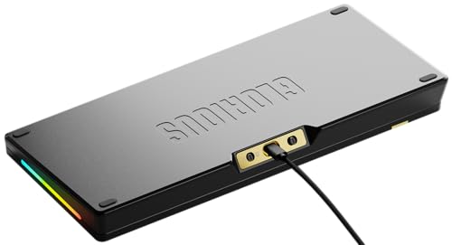 Glorious Gaming GMMK 3 Pro HE: Teclado de Respuesta rápida, Hall Effect, Carcasa de Aluminio, sondeo 8K, switches magnéticos y Hot Swap MX, Juntas modulares, TKL 75%, QWERTZ alemán - Negro