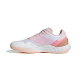 adidas Defiant Speed 2 Tennis Shoes, Zapatillas de Tenis Mujer, FTWR White/Ash Pearl/Bliss Pink, 39 1/3 EU