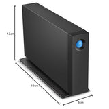 LaCie d2 Professional 30TB — USB‑C Disco Duro Externo de sobremesa, para Mac y Windows — Incluye Rescue Data Recovery