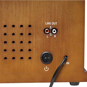 Denver MCR-50 Marrón tocadisco - Tocadiscos (Corriente alterna, 110-230 V, 50/60 Hz, Marrón, 8,5 kg, 490 x 210 x 330 mm)