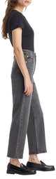 Levi's Ribcage Straight Ankle Vaqueros, Well Worn, 27W / 27L para Mujer