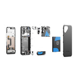 Fairphone 5 5G Smartphone sostenible (Pantalla de 6,46", cámara Dual de 50 MP, 6GB/128GB, 4200 mAh, Android 14) Incl. Destornillador iFixit, Negro Mate