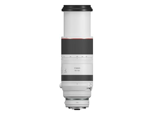 Canon Objetivo RF 100-500mm F4.5-7.1L IS USM - Lente Zoom Teleobjetivo Serie L, Ideal en Viaje y Naturaleza, Ligero, AF de Motores USM y estabilizador óptico 5 Pasos, Compatible Sistema EOS R, Negro