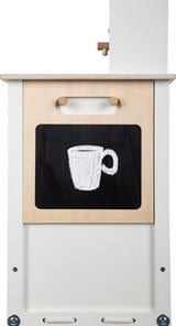 small foot Cocina Infantil Blanco Tasty, Madera Placa luz Sonido, Incl. Acc.de 5 Uni, de 3 años, 12673, Color Colorido