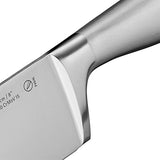 WMF Grand Gourmet - Juego 6 Piezas, 4 Cuchillos con Hoja Insertada de Acero Templado Completamente Forjado y Tijeras Multiusos con Soporte FlexTec de Acero Inoxidable