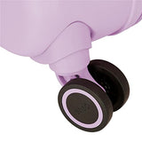 Enso Cute girl Maleta de cabina Morado 40x55x20 cms Rígida ABS Cierre TSA integrado 37L 3,22 kgs 4 Ruedas dobles Equipaje de Mano