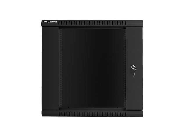 Armario Rack LANBERG 12U 600X600X635 Auto ENSAMBLADO 19" hasta 60 KG Negro