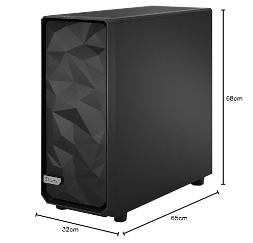 Fractal Design Meshify 2 XL Black ATX Flexible Light Tinted Tempered Glass Window Full Tower Computer Case