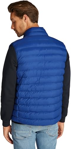 Tommy Hilfiger Chaleco Hombre Packable Recycled Vest cuello alto, Azul (Wedge Blue), XXL