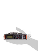 TASCAM Grabadora de audio portátil de 4 canales para videógrafos, 4 entradas combinadas XLR/TRS, 2 micrófonos internos, limitador, filtro HP (DR-70D)