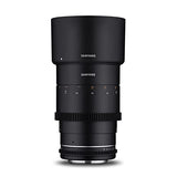 Samyang MF 135 mm T2,2 VDSLR MK2 Canon EF Objetivo de vídeo Cine de Formato Completo Distancia Focal Fija para Canon EF EF-S Cámara, Enfoque Manual, para EOS 5D Mark IV, 6D Mark II, 90D, 77D, Negro