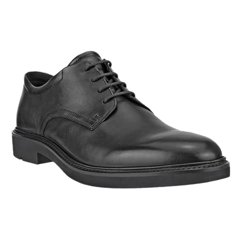 ECCO London Plain Toe Tie, Shoes Hombre, Black, 46 EU