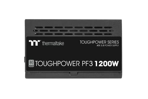 Thermaltake Toughpower PF3 1200W Gen 5 | ATX 3.0 | PCIe Gen 5 Ready | Smart Zero Fan | 80 Plus Platinum | Fully Modular