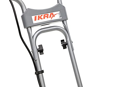 IKRA motoazada eléctrica motocultor IEM 1200, Ancho de Trabajo 40cm, Profundidad 20cm, Incluye extirpador Manual