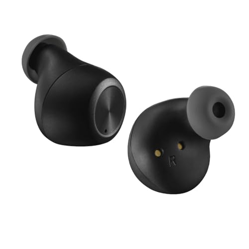 Hama True Wireless In Ear - Auriculares Bluetooth (batería de 4 Horas, Tiempo de conversación de 12 Horas, batería de 12 Horas, Auriculares con Carga inalámbrica y Cargador inalámbrico, protección
