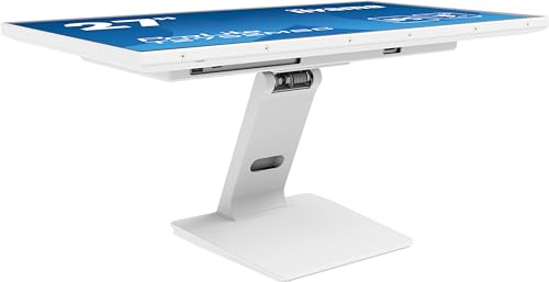 iiyama T2752MSC-W1 27" BLANCO Bonded PCAP 10P Táctil, 1920x1080, Panel IPS, Flat Bezel Free Glass Front, HDMI, Displayport, 360cd/m² ( Táctil), USB Hub 2x 3.2, Altavoces