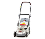 IKRA cortacésped Mulching ICM 2/2037, Incl. 2X batería y Doble Cargador rápido